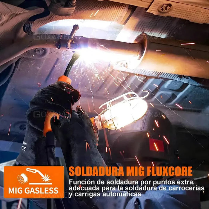 SOLDADO ELÉFICO DE TRES EN UNO SIN GAS CON CONTROL COLECTIVO / MANUAL MIG TIG & MMA GOXAWEE 110V 20A - 250A CORRENTE INT GRADO B