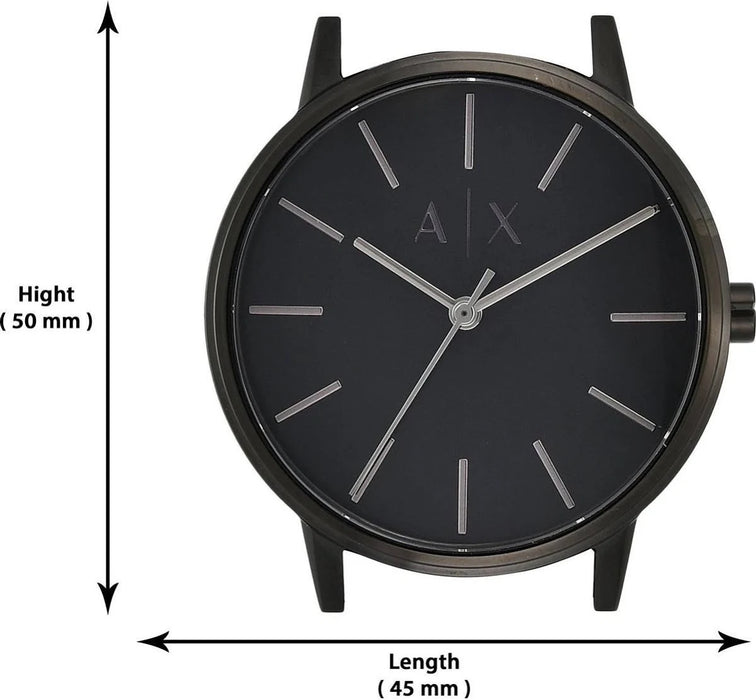 RELOJ HOMBRE ARMANI EXCHANGE CAYDE ACERO DORADO NEGRO GRADO B