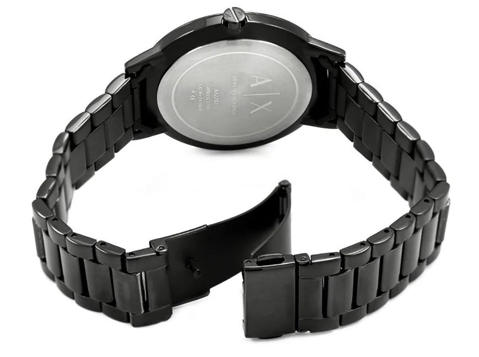 RELOJ HOMBRE ARMANI EXCHANGE CAYDE ACERO DORADO NEGRO GRADO B