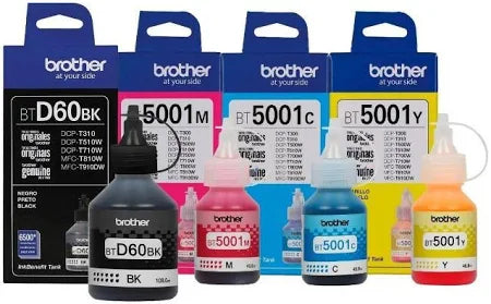 4 Tintas Compatibles Con Brother T Dcp T300 T500 T700w T800w Tinta Cmyk GRADO B