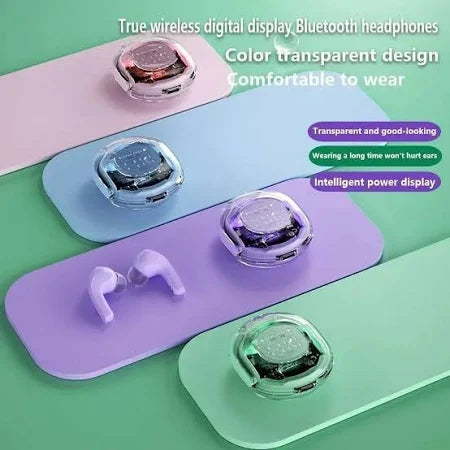 Audífonos Inalámbricos Acefast T8 Ipx4 Duración 30h Cristal GRADO A
