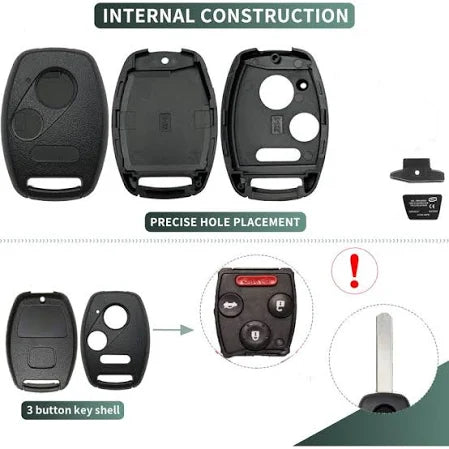 carcasa de llave honda crv 2007 2008 2009 2010