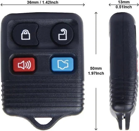 CONTROL REMOTO ALARMA FORD FIESTA FOCUS FUSION MUSTANG 1