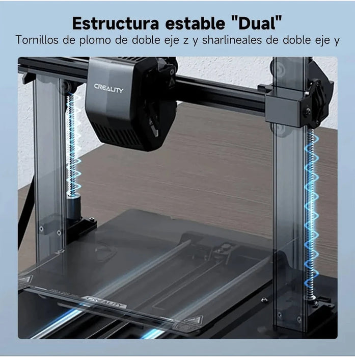 IMPRESIÓN 3D CREALITY ENDER-3 V3 SE 110V BLACK GRADO B - TiendaKomet México