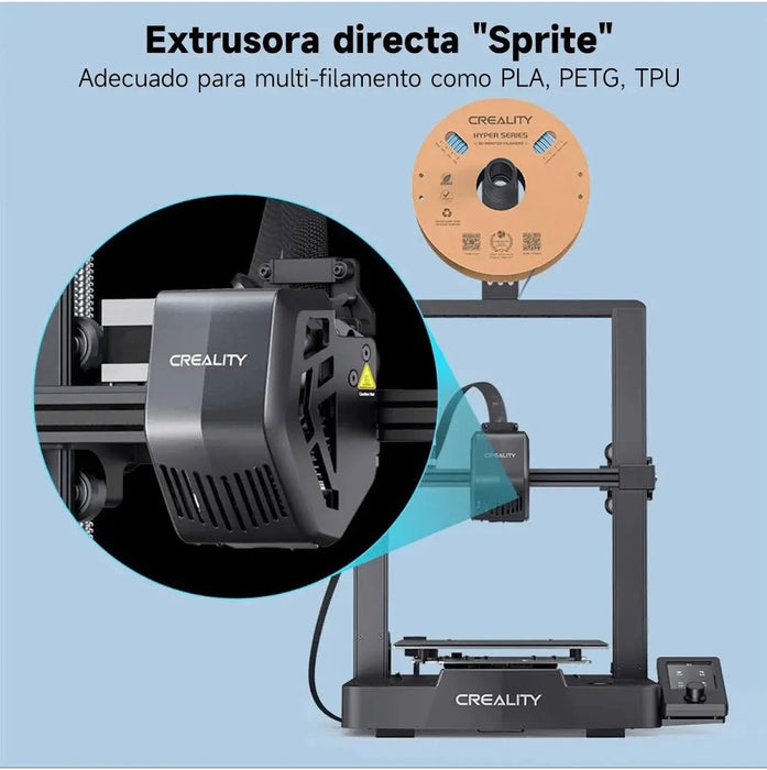 IMPRESIÓN 3D CREALITY ENDER-3 V3 SE 110V BLACK GRADO B - TiendaKomet México