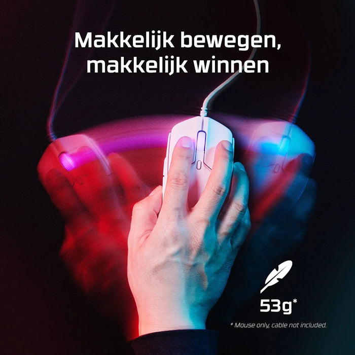 Mouse Gamer Con Cable Pulsfire Haste 2 Negro Hyperx Negro GRADO A - TiendaKomet México