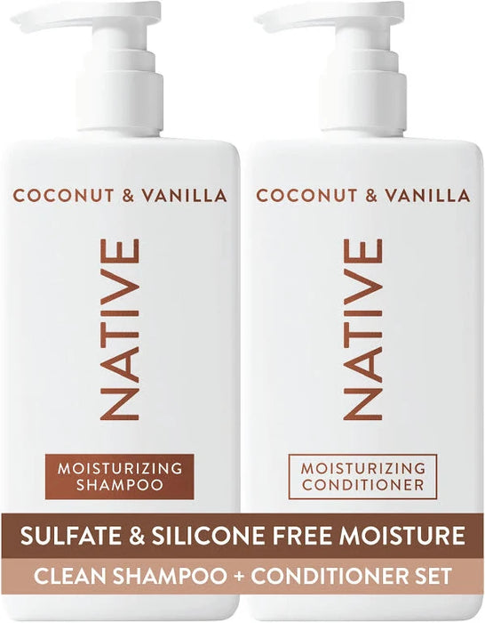 SHAMPOO AND CONDITIONER SET NATIVE MOISTURIZING 500ML GRADO B
