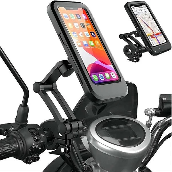 soporte navegación motocicleta bicicleta impermeable