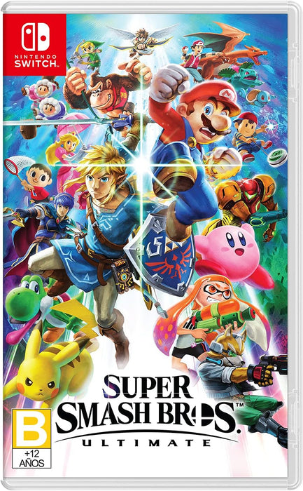 VIDEOJUEGO SUPER SMASH BROS ULTIMATE NINTENDO SWITCH Grado A - TiendaKomet México