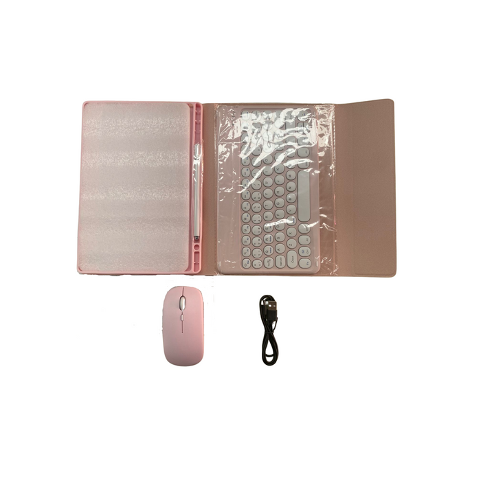 Funda teclado, mouse y lapiz para samsung galaxy A8