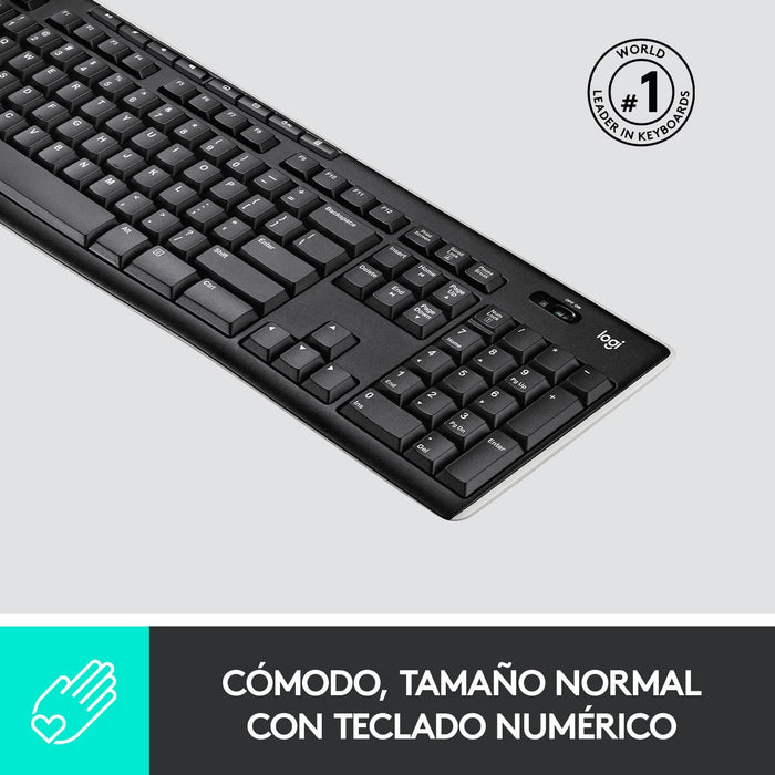 Teclado Inalámbrico Logitech K270 Grado A