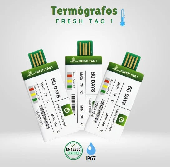 Data Logger Chismografo desechable 60 dias 5 piezas usb GRADO B
