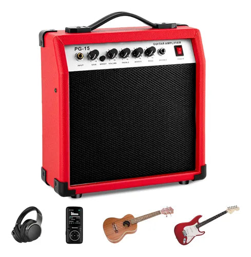 20w Amplificador Para Guitarra Y Bajo Electrico Con Aux Grado B