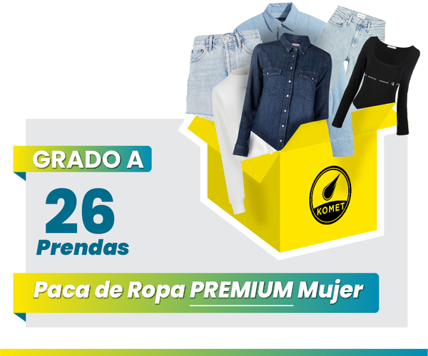 Paca de Ropa Premium para Mujer - Grado A (26 prendas)
