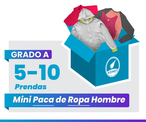 Paca de Ropa Americana para Hombre de 5 a 10 prendas TiendaKomet Mexico