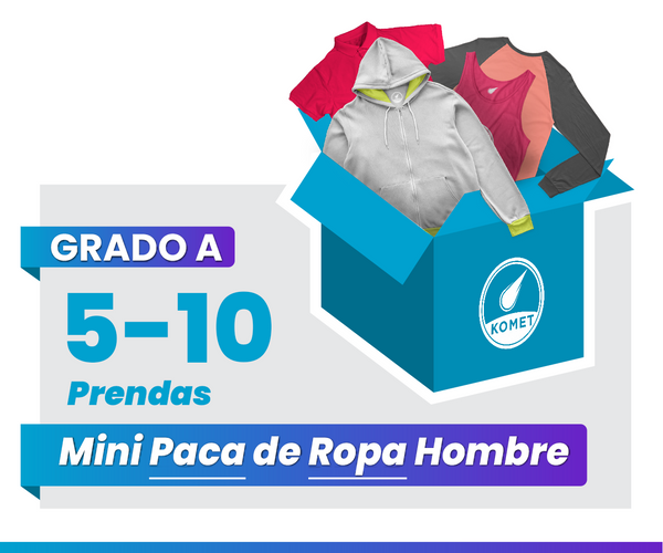 Mini Paca de Ropa para Hombre - Grado A (5-10 prendas) - TiendaKomet México